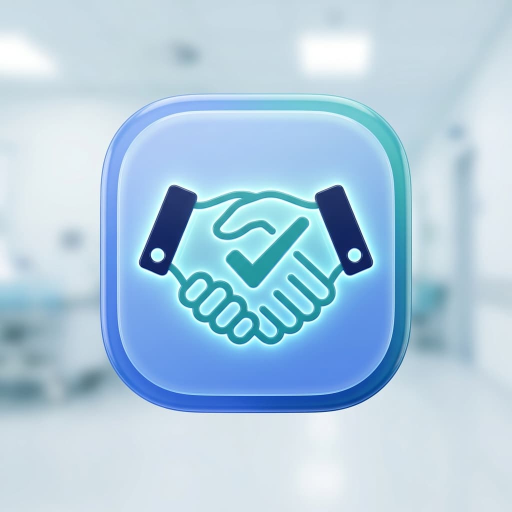 Dedicated patient care coordination badge