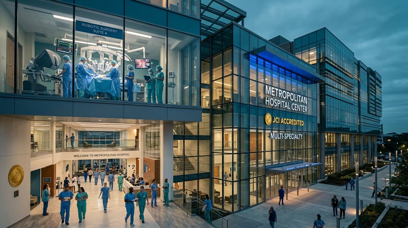 JCI Accredited Metropolitan Hospital Center in India